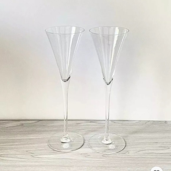 Martini & Rossi Asti Millennium Champagne Flutes Set of 2. - Picture 1 of 5